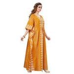 Yellow Dotted, Hand Dyed Batik, 100% Cotton Kaftan - K002 - image 7
