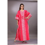 Pink Dotted, Hand Dyed Batik, 100% Cotton Kaftan - K003 - image 9