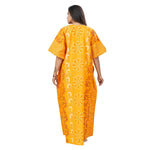 Yellow Palm, Hand Dyed Batik, 100% Cotton Kaftan - K184 - image 6